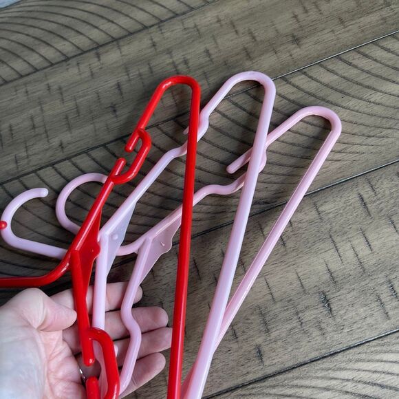 Hangers Small hanger lot toddler young kids hangers plastic and metal 11” - Picture 4 of 7